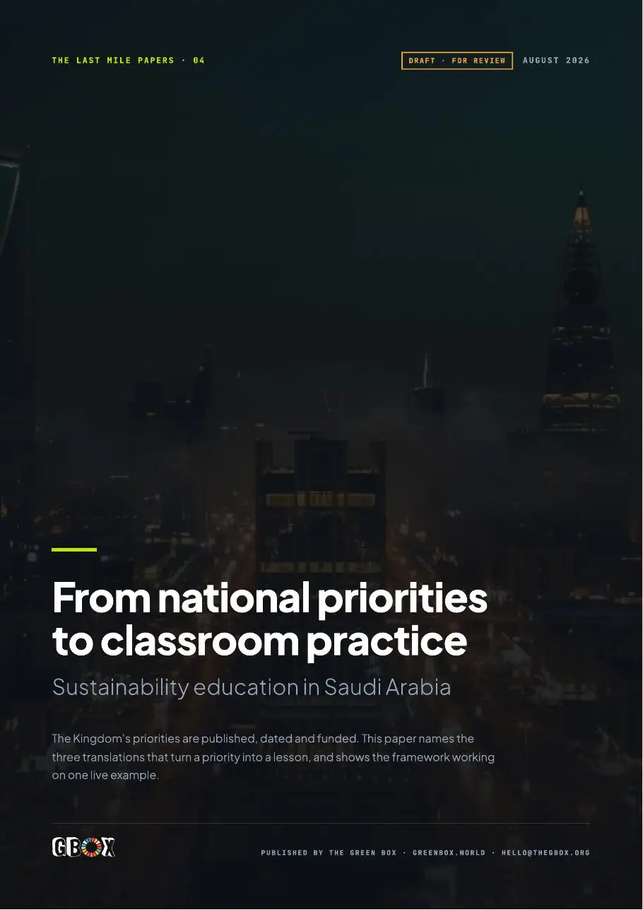 Cover of From national priorities to classroom practice